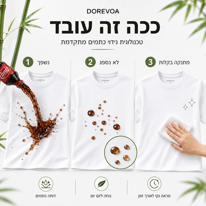 חולצה נגד כתמים | DOREVOA