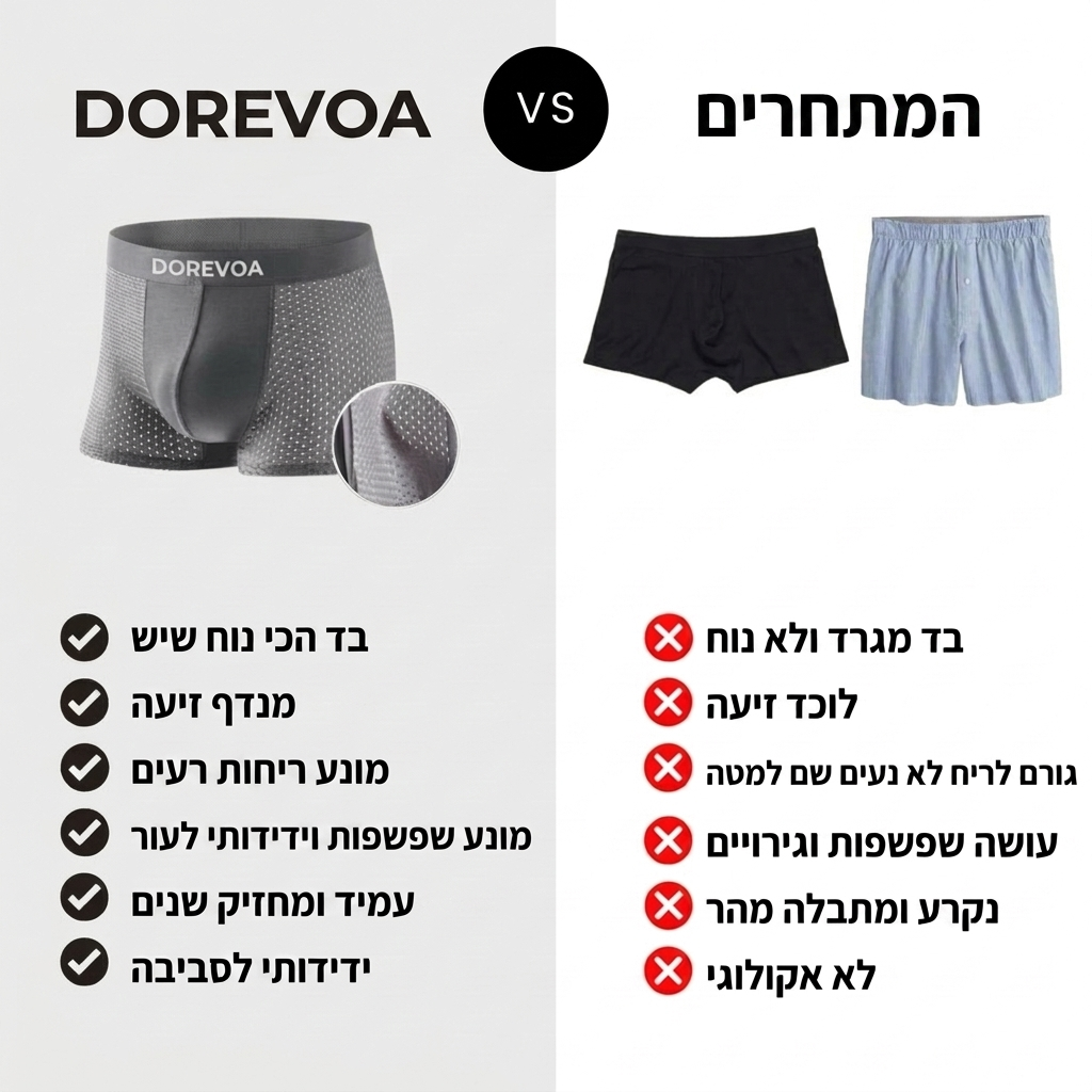 הבוקסר מבד במבוק של DOREVOA